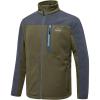 imageTBMPOY Mens Fleece Jackets Lightweight FullZip Fall Jacket Warm Winter Coats Outdoor Hiking with PocketsA2army GreenGray