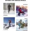 imageTBMPOY Mens Cargo Sweatpants Joggers Winter Fleece Lined Pants Gym Running Cotton Pants with Zipper PocketsLight Grey