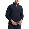imageTBMPOY Mens Fleece Jackets Lightweight FullZip Fall Jacket Outdoor Hiking Warm Winter Coats with PocketsNavy