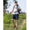 imageTBMPOY Mens Hiking Shorts 7quot Quick Dry Lightweight Cargo Fishing Shorts with Zipper Pockets Elastic Waist Drawstring WalkingCool Grey