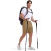 imageTBMPOY Mens Hiking Shorts 7quot Quick Dry Lightweight Cargo Fishing Shorts with Zipper Pockets Elastic Waist Drawstring WalkingKhaki