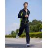 imageTBMPOY Mens Tracksuits Sweatsuits for Men Sweat Track Suits 2 Piece Casual Athletic Jogging Warm Up Full Zip Sets01 Navyfluorescent Green