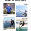 imageTBMPOY Mens UPF 50 Long Sleeve Shirts Pullover Sun Protection Rash Guard Fishing Golf Hiking Running 14 Zip T Shirt