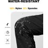 imageTBMPOY Womens Hiking Cargo Pants Lightweight Water Resistant Quick Dry Fishing Camping Travel Work Pant with 6 PocketsBlack