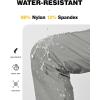 imageTBMPOY Womens Hiking Cargo Pants Lightweight Water Resistant Quick Dry Fishing Camping Travel Work Pant with 6 PocketsMedium Grey