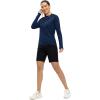 imageTBMPOY Womens UPF 50 Long Sleeve Quick Dry Zipper Sun Protection ShirtsDark Blue2