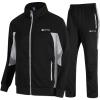 imageTBMPOY Mens Tracksuits Sweatsuits for Men Sweat Track Suits 2 Piece Casual Athletic Jogging Warm Up Full Zip Sets03 Blacklight Grey
