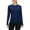 imageTBMPOY Womens UPF 50 Long Sleeve Quick Dry Zipper Sun Protection ShirtsDark Blue2