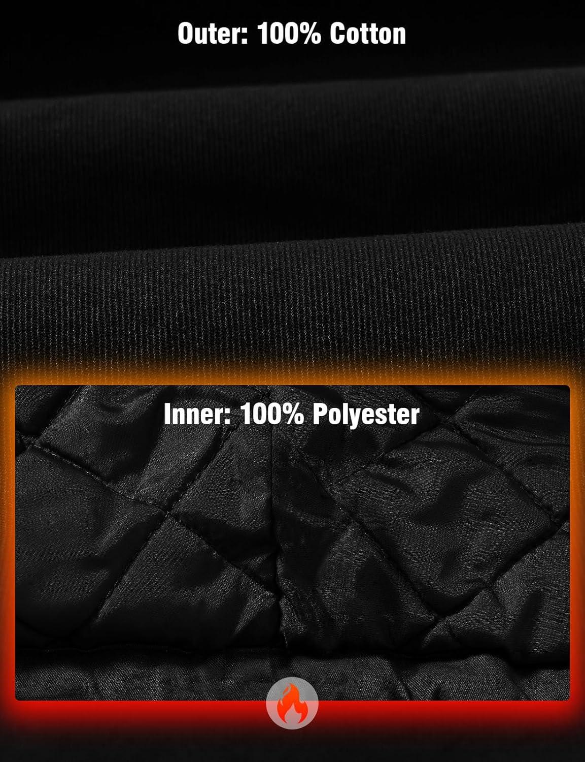 imageTBMPOY mens Men Work CoatsBlackthick