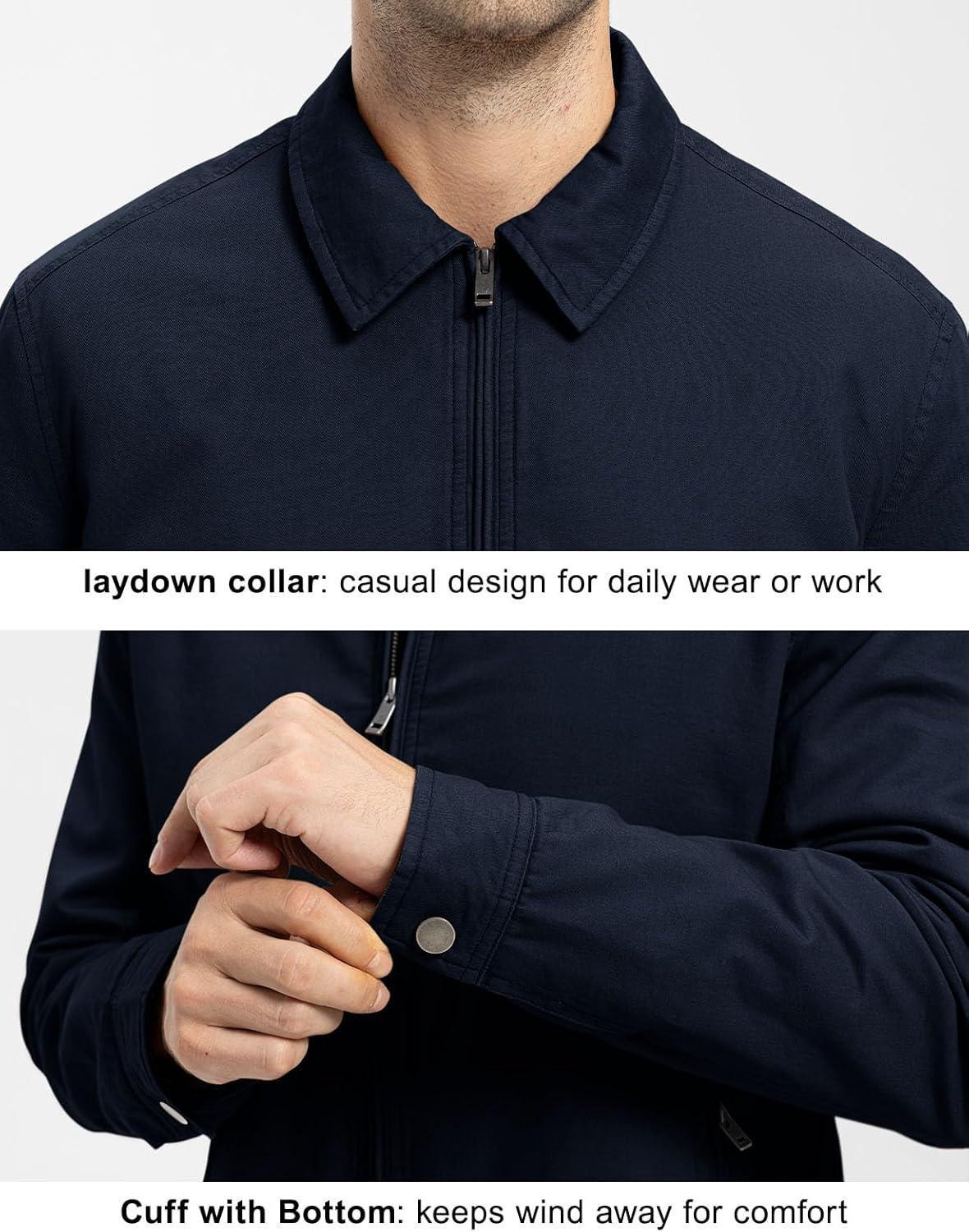 imageTBMPOY mens Men Work CoatsNavythick