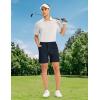 imageTBMPOY Mens Golf Shorts 7quot Stretch Dress Casual Elastic Waist Short Quick Dry Lightweight Hiking Shorts with 4 PocketsNavy