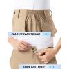 imageTBMPOY Mens Hiking Cargo Shorts 9quot Lightweight Water Resistant Quick Dry Work Shorts 6 Pockets for Travel Camping TacticalKhaki
