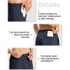 imageTBMPOY Mens Hiking Pants Lightweight Quick Dry 3 Pockets Travel Fishing WaterResistant Athletic Workout SweatpantsDark Blue