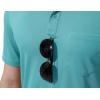imageTBMPOY Mens Polo Shirts with Pocket Short Sleeve Quick Dry Casual Sports Outdoor Golf ShirtIce Blue