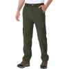 imageTBMPOY Mens Snow Ski Fleece Lined Hiking Pants Waterproof Winter Snowboard Warm Outdoor Insulated Pants WindproofArmy Green
