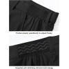 imageTBMPOY Mens Stretch Golf Pants Lightweight Quick Dry Casual Work Pant with 3 Pockets01black