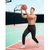 imageTBMPOY Mens Sweatpants with Zipper Pockets Lightweight Joggers Slim Fit Athletic Pants for Track Running WorkoutBlack