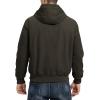 imageTBMPOY Mens Winter Jackets Hooded Work Cotton FLeece Lined Duck Coats Flannel Active Workwear CoatBrown