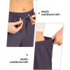 imageTBMPOY Womens Hiking Cargo Shorts 85quot Lightweight QuickDry Water Resistant Athletic Shorts with Zipper PocketsGrey Purple