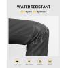 imageTBMPOY Womens Lightweight Hiking Pants Water Resistant Quick Dry Travel Work Outdoor Fishing Pants Zipper PocketsDark Grey