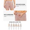 imageTBMPOY Womens Swim Board Shorts with Zipper Pockets 5 High Waisted Bathing Suit Swimwear Quick Dry Beach ShortLight Pink
