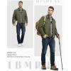 imageTBMPOY mens Men Work CoatsArmy Greenthick