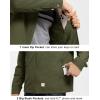 imageTBMPOY mens Men Work CoatsArmy Greenthick