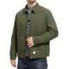 imageTBMPOY mens Men Work CoatsArmy Greenthick