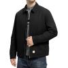imageTBMPOY mens Men Work CoatsBlackthick