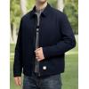 imageTBMPOY mens Men Work CoatsNavythick