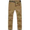 imageTBMPOY Mens Hiking Cargo Pants Lightweight Waterproof Quick Dry Outdoor Summer Fishing Camping Mountain PantC21light Brown