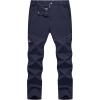 imageTBMPOY Mens Hiking Pants Lightweight 6 Cargo Pockets Quick Dry Water Resistant Outdoor Travel Work FishingNavy