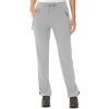 imageTBMPOY Womens Hiking Pants Lightweight Water Resistant Travel Joggers Quick Dry Outdoor Athletic Pants Zipper PocketsLight Grey