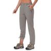 imageTBMPOY Womens Lightweight Hiking Pants Water Resistant Quick Dry Travel Work Outdoor Fishing Pants Zipper PocketsMedium Grey