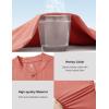 imageTBMPOY Mens Henley Polo Shirts Short Sleeve Casual TShirt Lightweight Collarless Work Outdoor Golf ShirtsDeep Pink