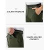 imageTBMPOY Mens Hiking Pants Lightweight 6 Cargo Pockets Quick Dry Water Resistant Outdoor Travel Work Fishing2army Green