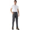 imageTBMPOY Mens Hiking Pants Lightweight 6 Cargo Pockets Quick Dry Water Resistant Outdoor Travel Work Fishing2dark Grey
