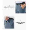 imageTBMPOY Mens Hiking Pants Lightweight 6 Cargo Pockets Quick Dry Water Resistant Outdoor Travel Work Fishing2stone Blue