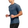 imageTBMPOY Mens Workout Dry Fit TShirt Quick Dry UPF 50 Athletic Shirt Moisture Wicking Lightweight Top Running ActivewearGibraltar Sea