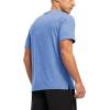 imageTBMPOY Mens Workout Dry Fit TShirt Quick Dry UPF 50 Athletic Shirt Moisture Wicking Lightweight Top Running ActivewearProvence Blue