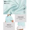 imageTBMPOY Womens Golf Polo Short Sleeve Shirts Lightweight Moisture Wicking Collared T Shirt Quick Dry 4ButtonA4sky Blue