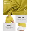 imageTBMPOY Womens Golf Polo Short Sleeve Shirts Lightweight Moisture Wicking Collared T Shirt Quick Dry 4ButtonD28lemon Yellow