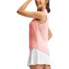 imageTBMPOY Womens Golf Shirts Sleeveless Collared Polo Tank Top UPF 50 Quick Dry Tennis VNeck Ladies SportsPink