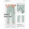 imageTBMPOY Womens Hiking Pants Quick Dry Convertible Lightweight Roll Up Cargo Pockets Travel Essentials Waterproof WorkBlue
