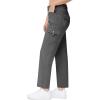 imageTBMPOY Womens Hiking Pants Quick Dry Convertible Lightweight Roll Up Cargo Pockets Travel Essentials Waterproof WorkDeep Gray