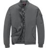 imageTBMPOY Mens Bomber Jacket Lightweight Winter Windbreaker Zip Up Padded Softshell Windproof WaterResistant Casual Fall Coat2dark Grey