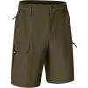 imageTBMPOY Mens Hiking Shorts Quick Dry 6 Cargo Pockets Water Resistants Stretch Shorts with PocketsArmy Green