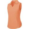 imageTBMPOY Womens Golf Sleeveless Polo Collared Tennis Tank Tops Shirts UPF 50 Sun Protection Quick Dry AthleticPink
