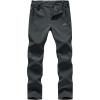imageTBMPOY Womens Ski Snow Pants Waterproof Windproof Fleece Lined Warm Hiking Insulated Softshell Cargo Pant 4 PocketsDark Grey