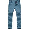 imageTBMPOY Womens Ski Snow Pants Waterproof Windproof Fleece Lined Warm Hiking Insulated Softshell Cargo Pant 4 PocketsStone Blue